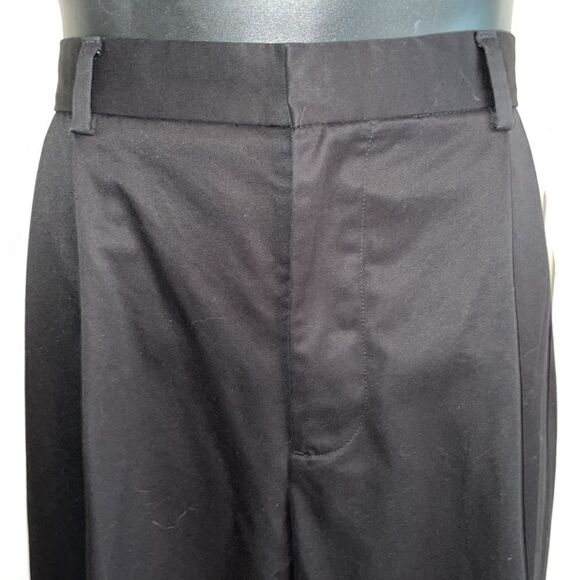 Nautica black cotton pleat front pants - Picture 2 of 8